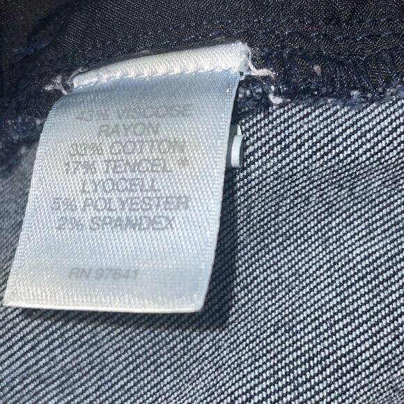 J Jill Jeans Womens 16 Tall Blue Legging Skinny Stretch Dark Wash 5 Pockets - Picture 5 of 10